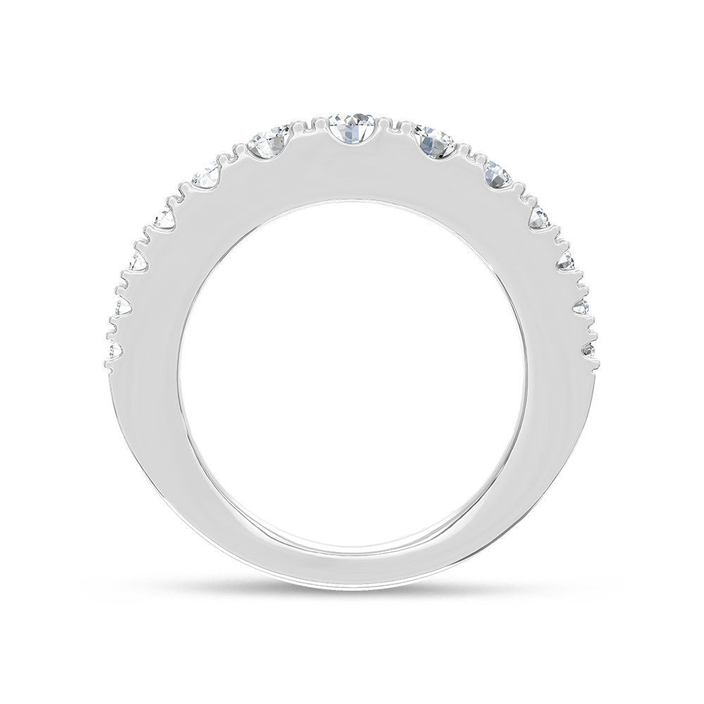 14K White Gold Lab Grown Diamond 6 5/8 Ct.Tw. Fashion Band