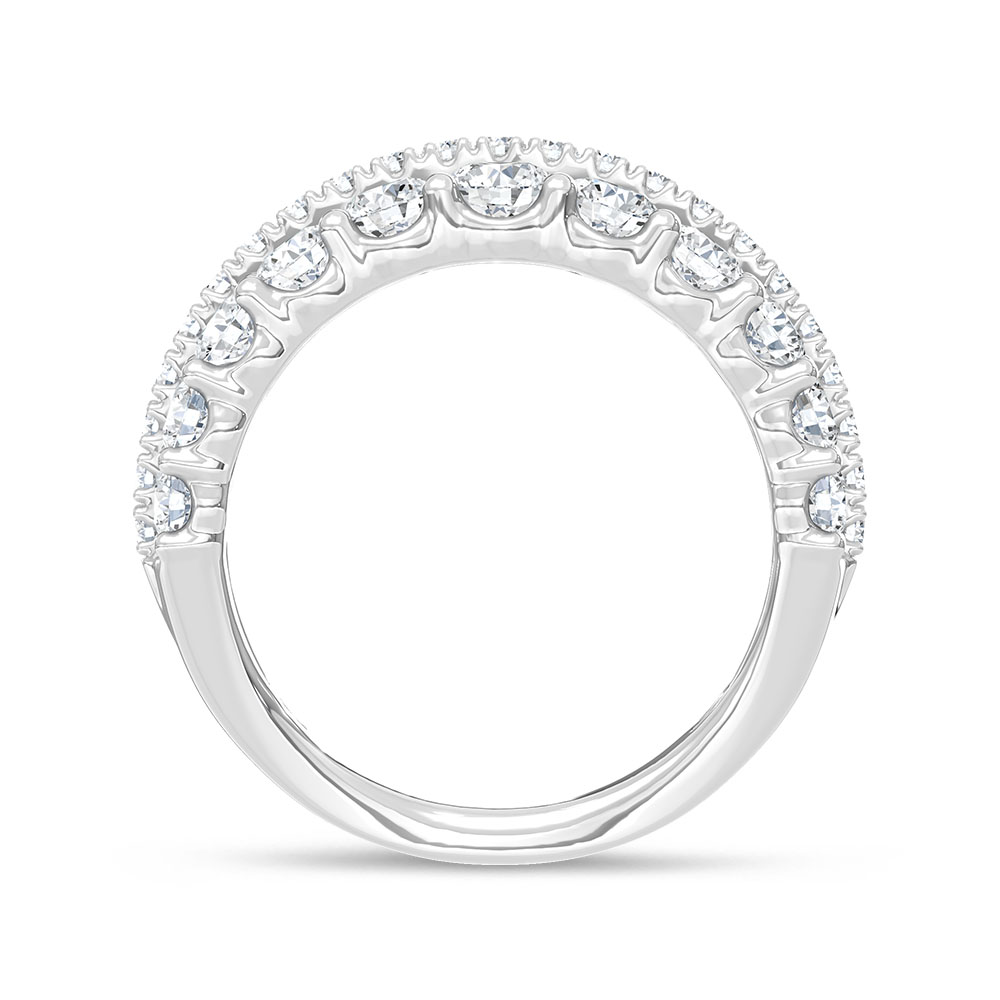 14K White Gold Lab Grown Diamond 6 1/8 Ct.Tw. Fashion Band