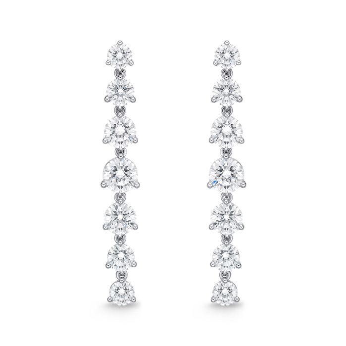 Wisteria Drop Earrings 3.70ctw approx.