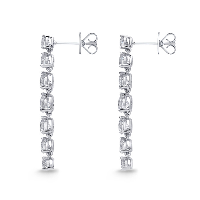 Wisteria Drop Earrings 3.70ctw approx.