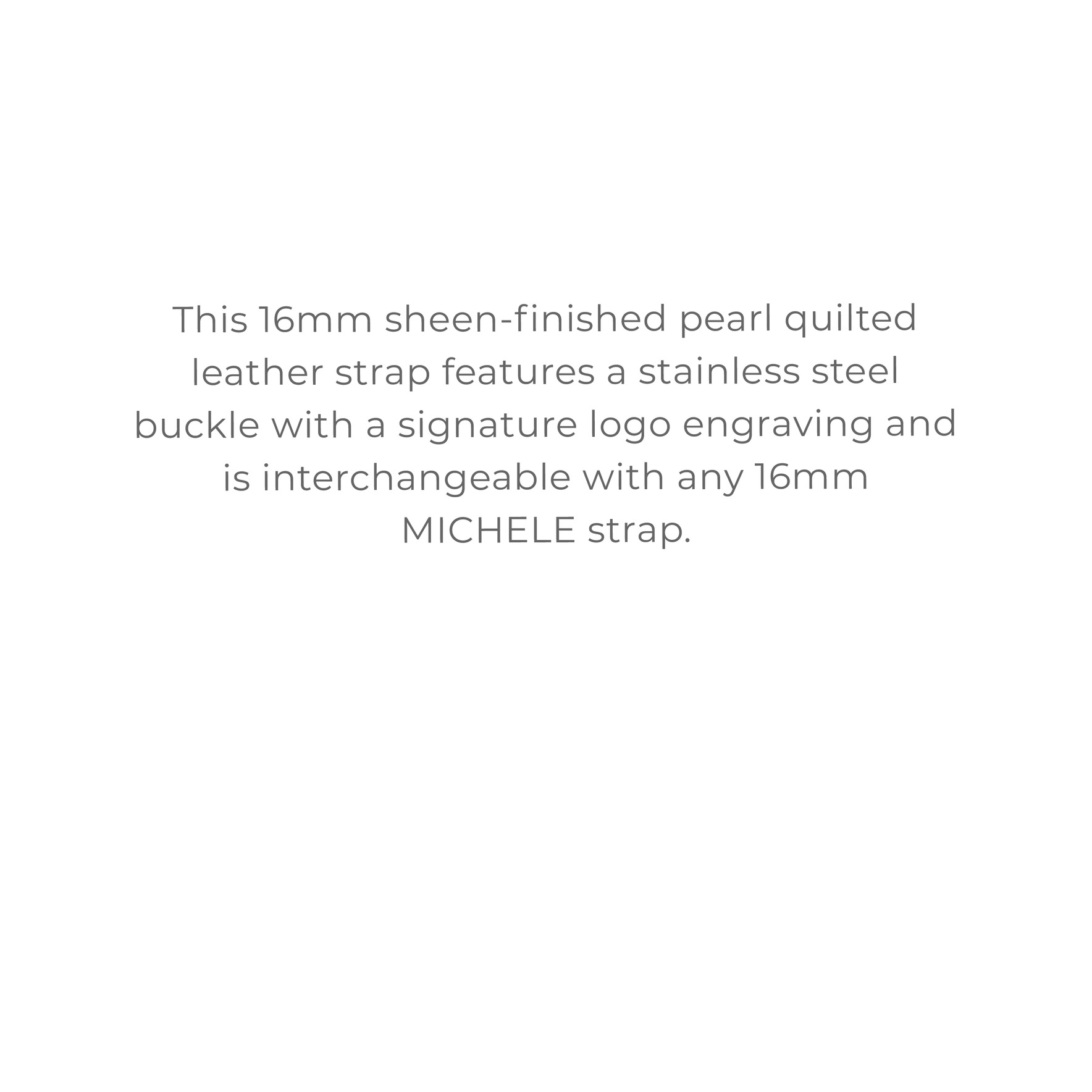 MICHELE STRAPS