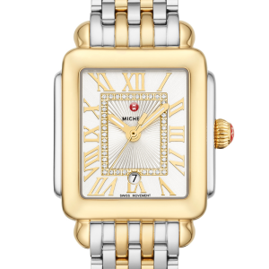 Deco Madison Mid Two-Tone 18K Gold Diamond Dial Watch