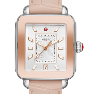 Deco Sport Two-Tone Pink Gold Watch