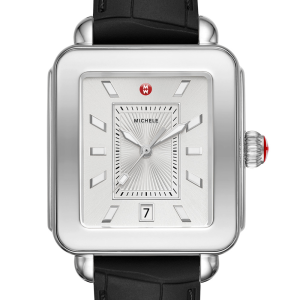 Deco Sport Stainless Black Silicone Watch