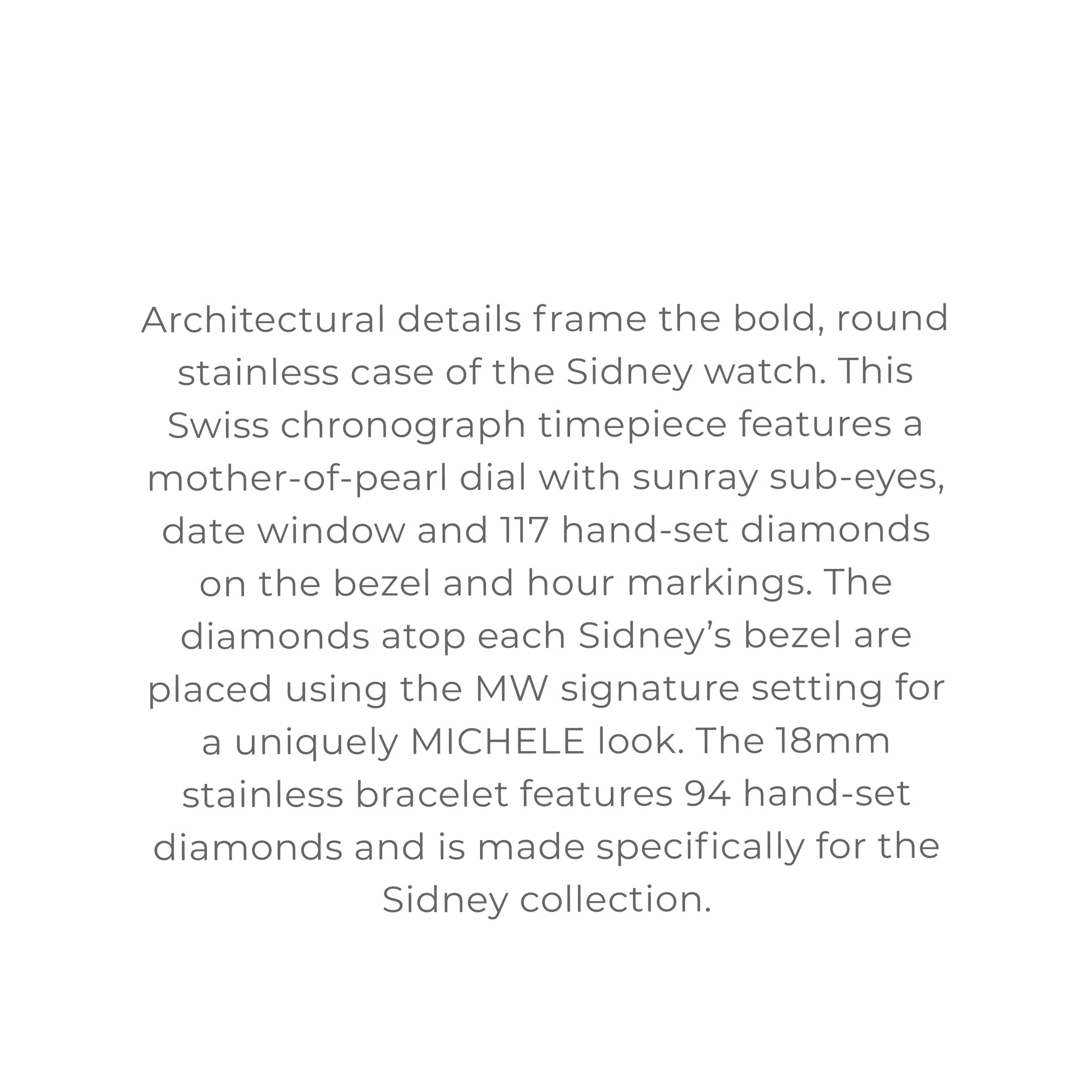 Michele Watch Deco XL