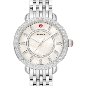Sidney Classic Stainless Steel Diamond Watch