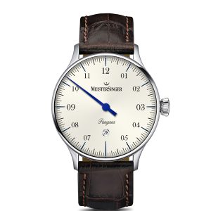 Pangaea Date Opaline Silver MeisterSinger Watch