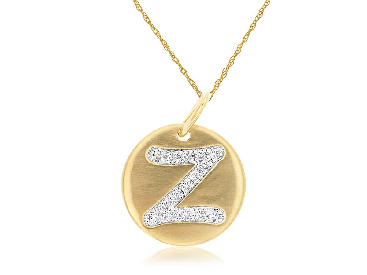 INITIAL DIAMOND PENDANT Z