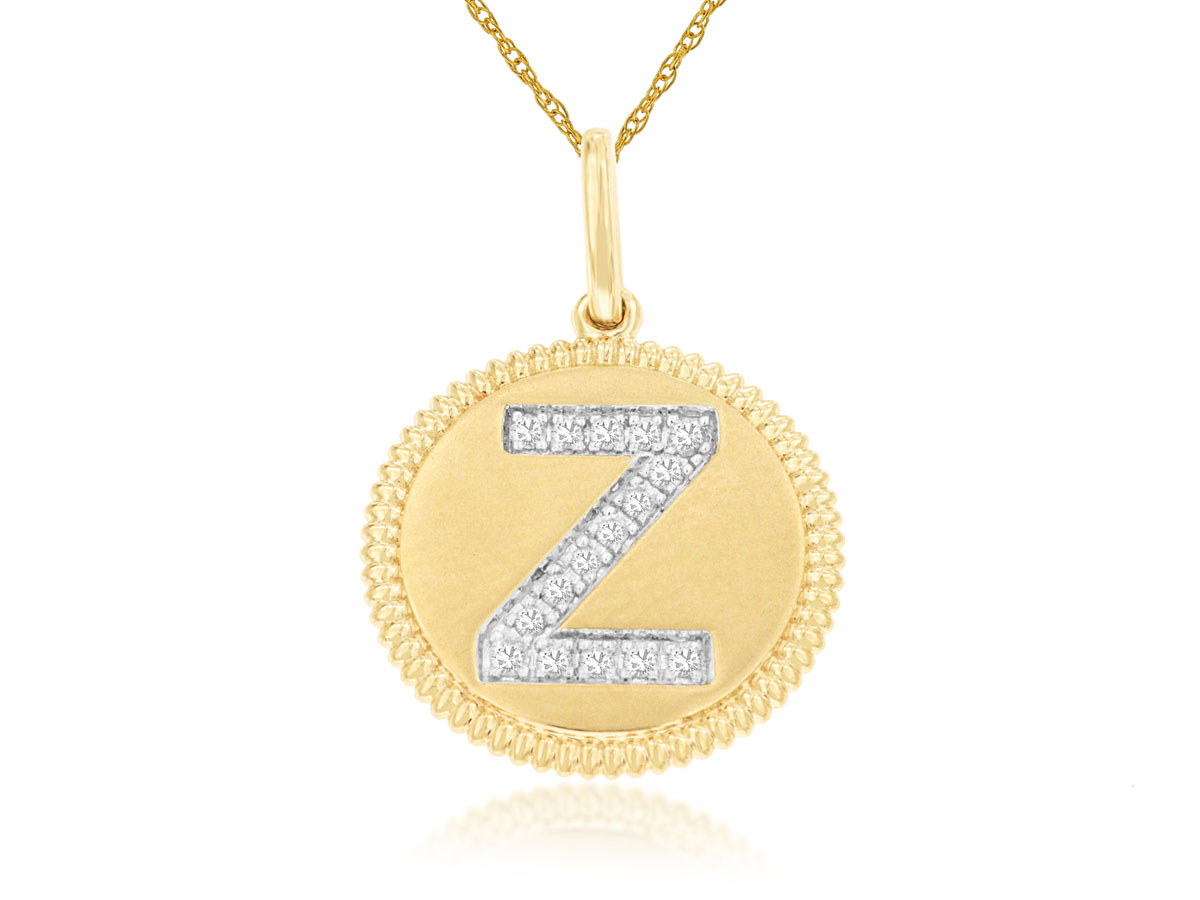 INTIAL DIAMOND PENDANT Z