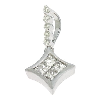 White Gold Diamond Pendant