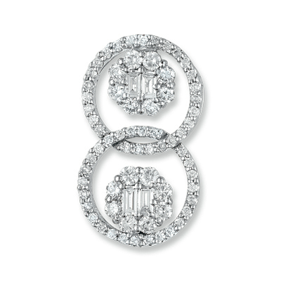 White Gold Diamond Pendant