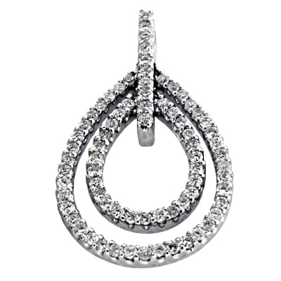 White Gold Diamond Pendant