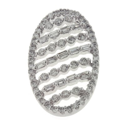 White Gold Diamond Pendant