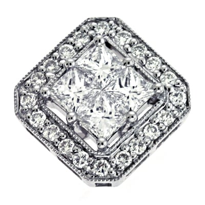 White Gold Diamond Pendant