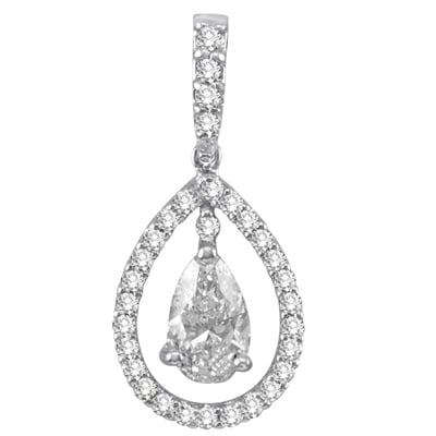 White Gold Diamond Pendant