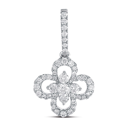 White Gold Diamond Pendant
