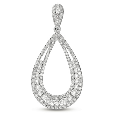 White Gold Diamond Pendant