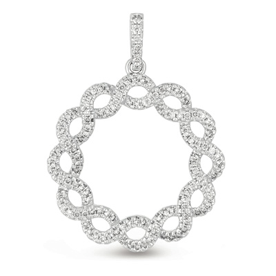 White Gold Diamond Pendant