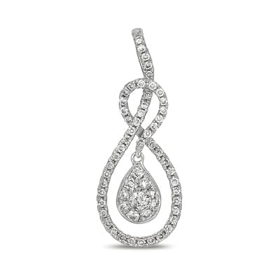 White Gold Diamond Pendant