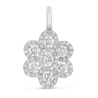 White Gold Diamond Pendant