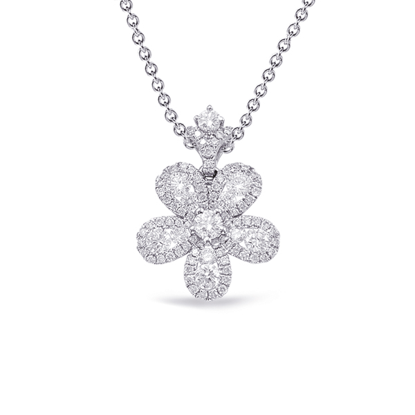 White Gold Diamond Pendant