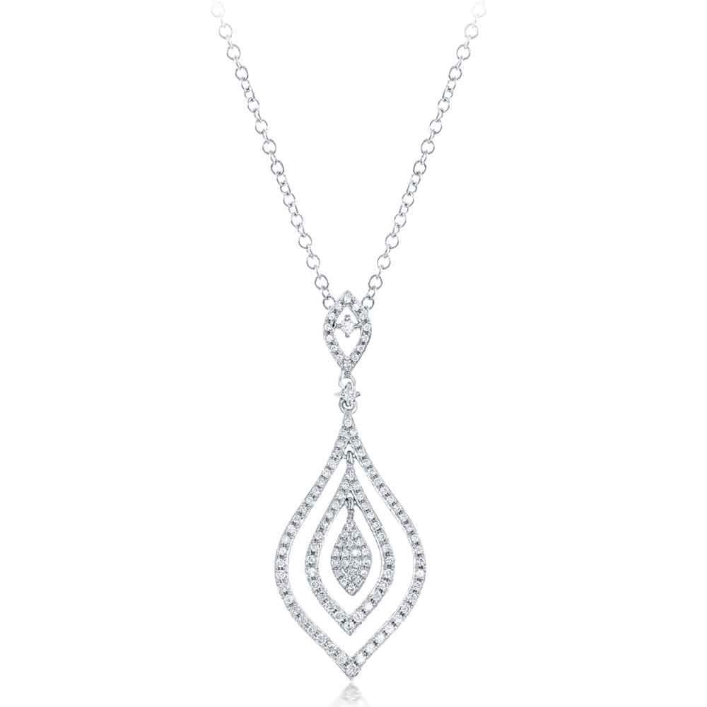 White Gold Diamond Pendant