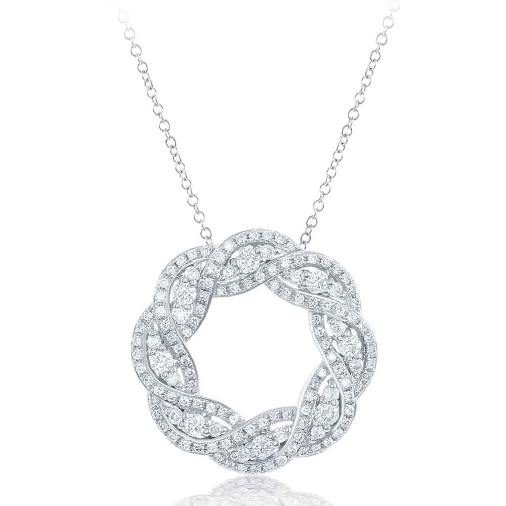 White Gold Diamond Pendant