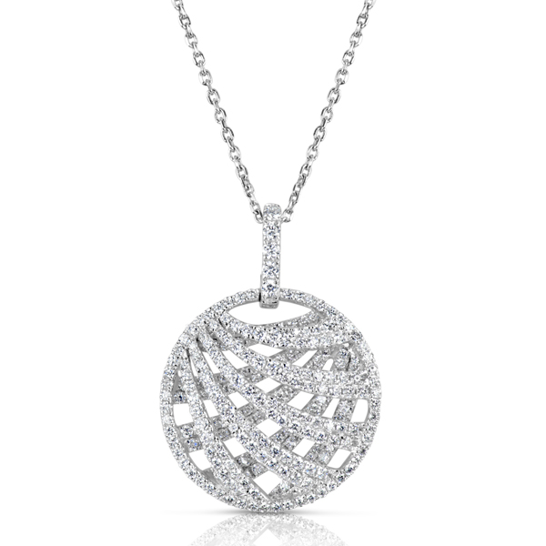 White Gold Diamond Pendant