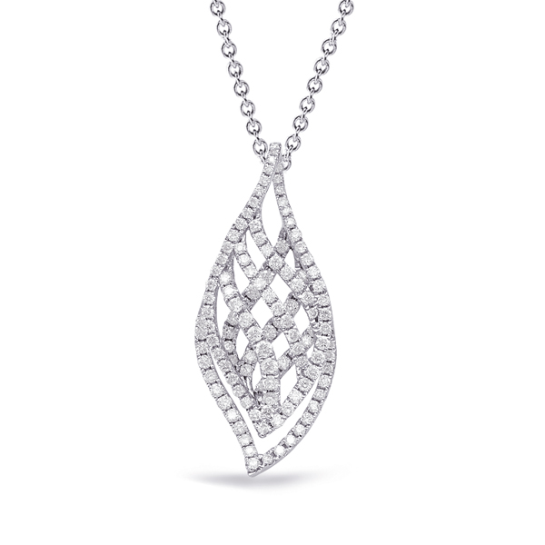 White Gold Diamond Pendant