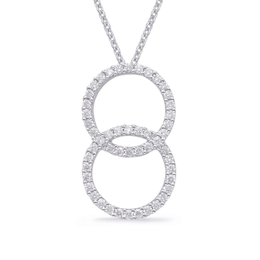 White Gold Diamond Pendant
