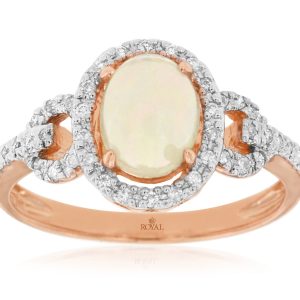 OPAL & DIAMOND RING
