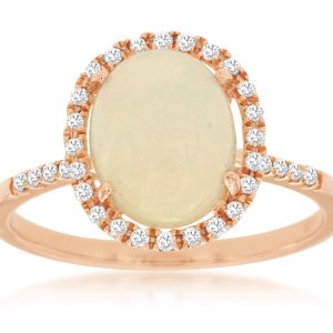 OPAL & DIAMOND RING