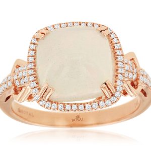 OPAL & DIAMOND RING
