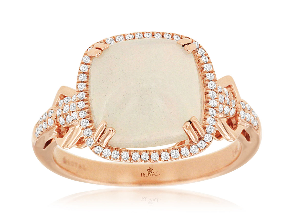 OPAL & DIAMOND RING