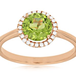 PERIDOT & DIAMOND RING