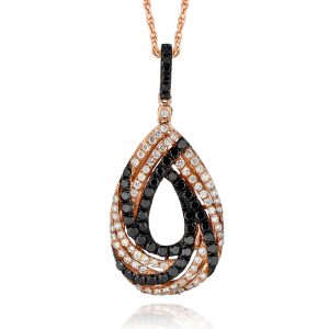 BLACK DIAMOND & DIA PENDANT