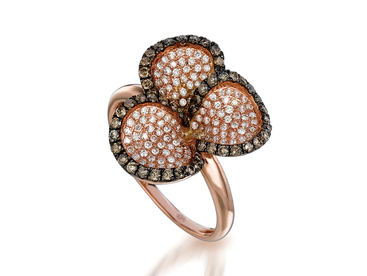 DIAMOND & MOCHA DIAMOND RING
