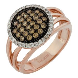 DIAMOND & MOCHA DIAMOND RING