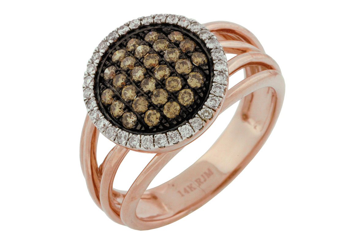 DIAMOND & MOCHA DIAMOND RING