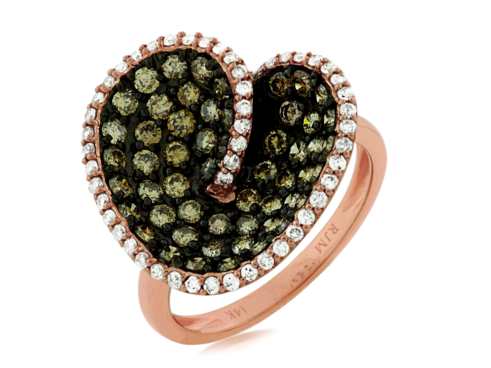 DIAMOND & MOCHA DIAMOND RING