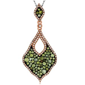 DIAMOND &FANCY DIAMOND PENDANT