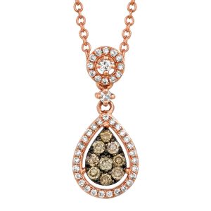 DIAMOND &MOCHA DIAMOND PENDANT