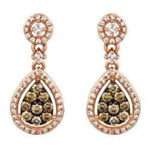 DIAMOND &MOCHA DIAMOND EARRING