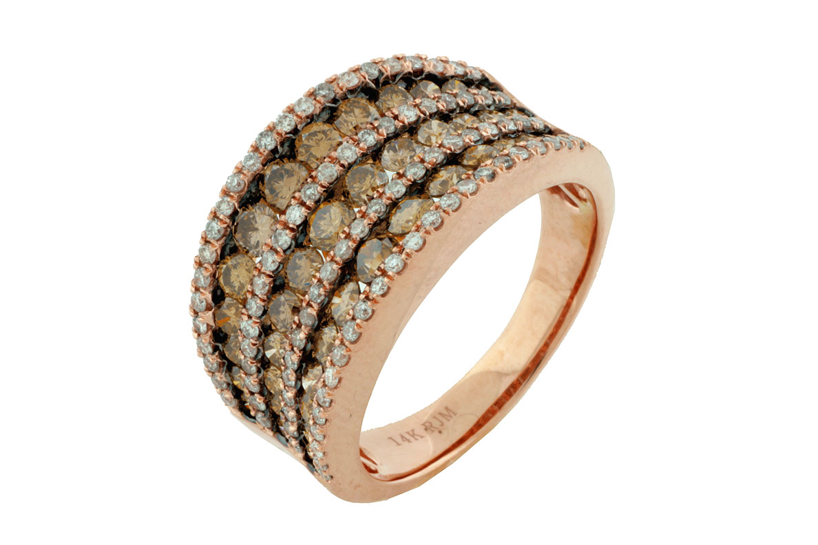 DIAMOND & MOCHA DIAMOND RING