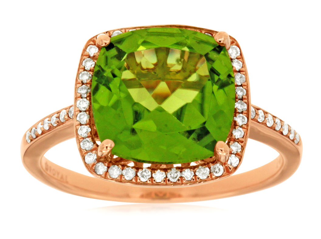 PERIDOT & DIAMOND RING
