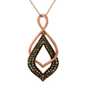 MOCHA DIAMOND PENDANT