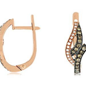 DIAMOND &MOCHA DIAMOND EARRING