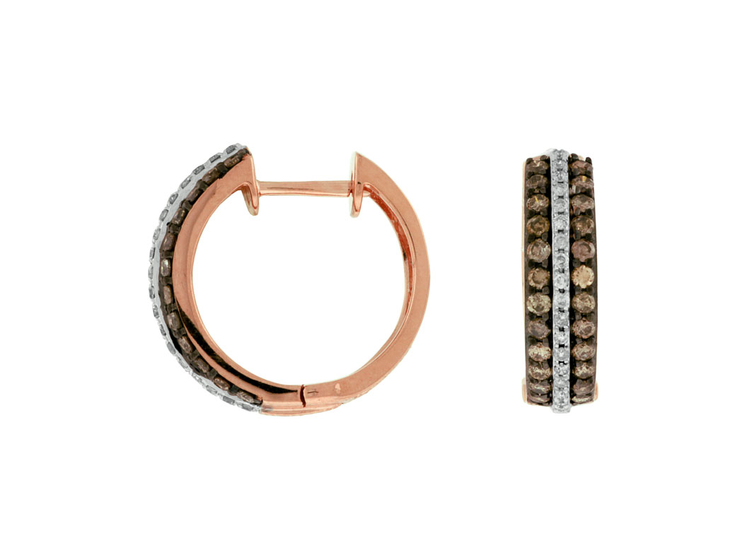 DIAMOND &MOCHA DIAMOND EARRING