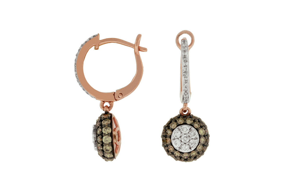 DIAMOND &MOCHA DIAMOND EARRING