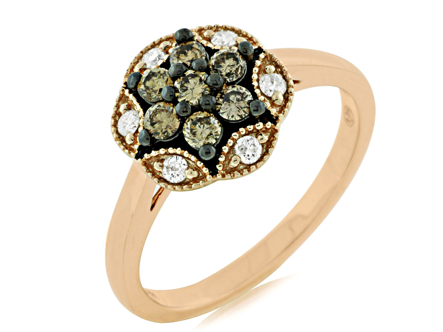 DIAMOND & MOCHA DIAMOND RING